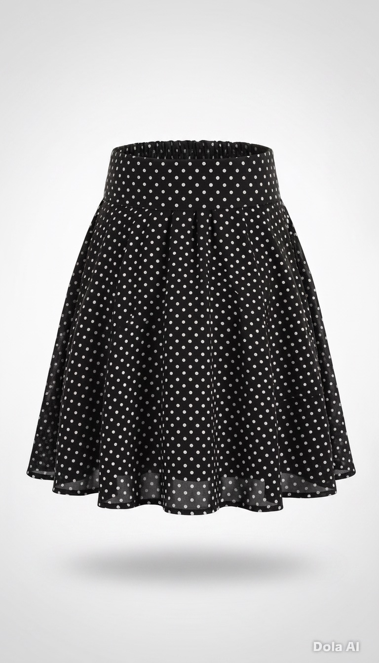 Polka dot skirt