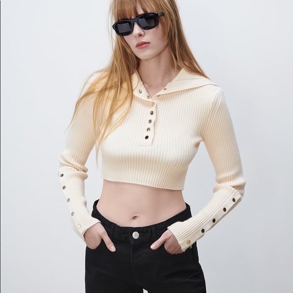 Crop top zara 