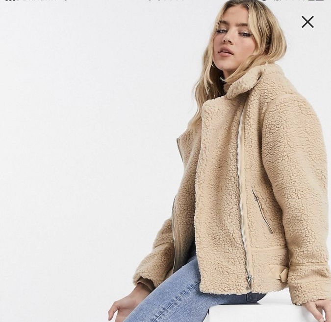 Veste faux forurre