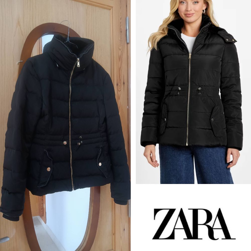 Manteau Zara noir - Bon état.