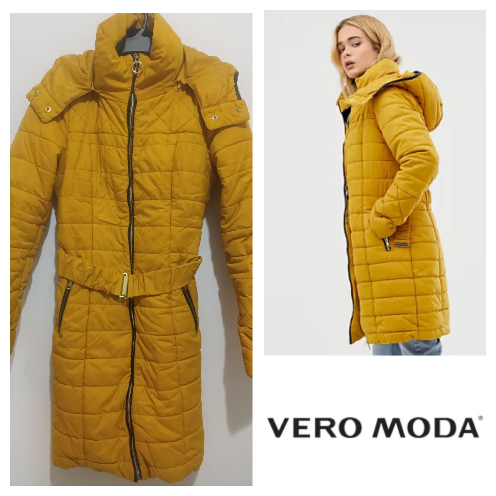Manteau VERO MODA jaune - très bon état.