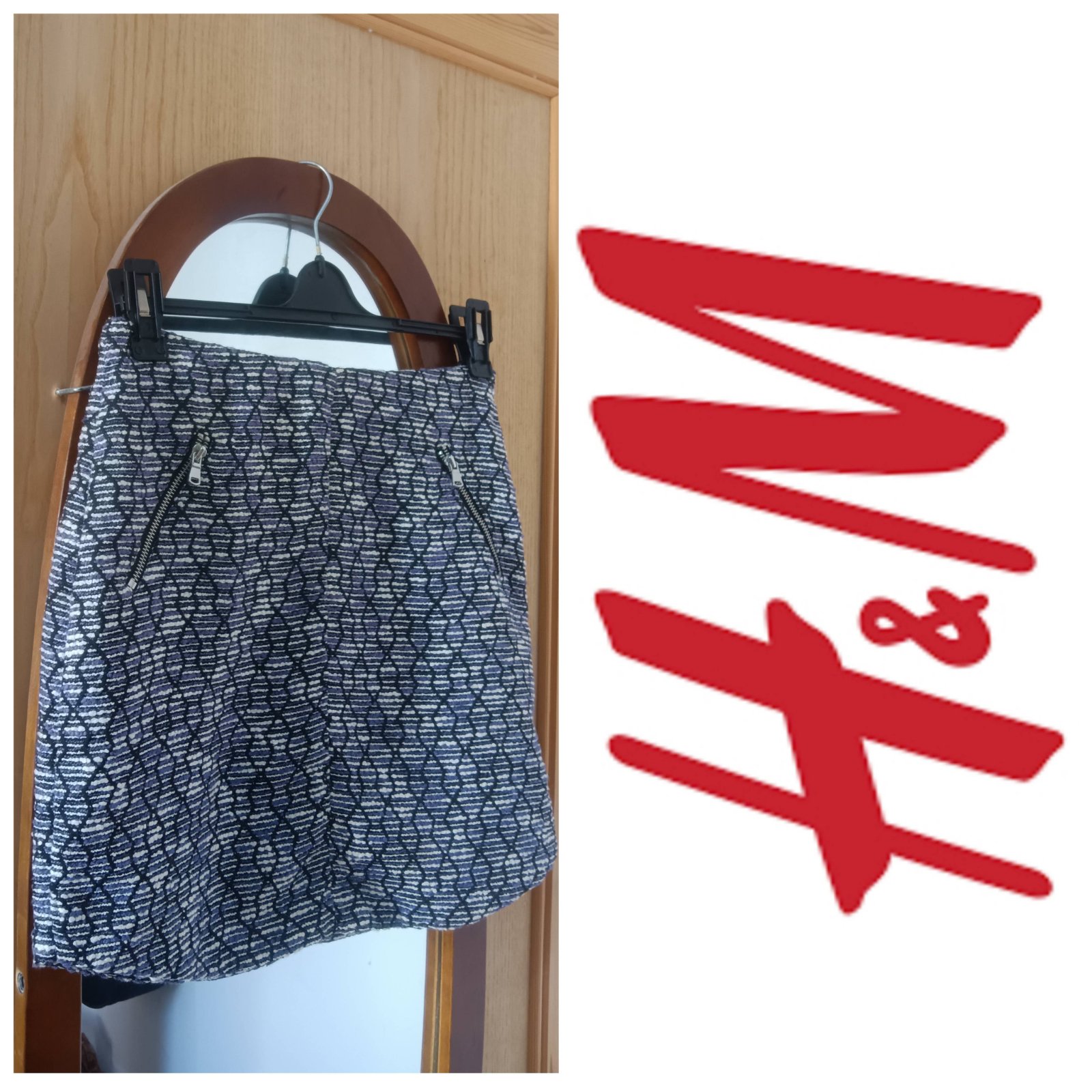 Jupe multicolore H&M - bon état.