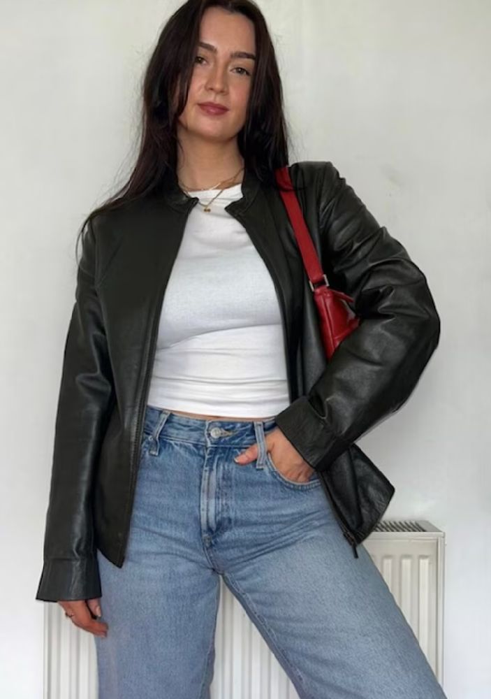 Vest en cuir Marks  & spencer 