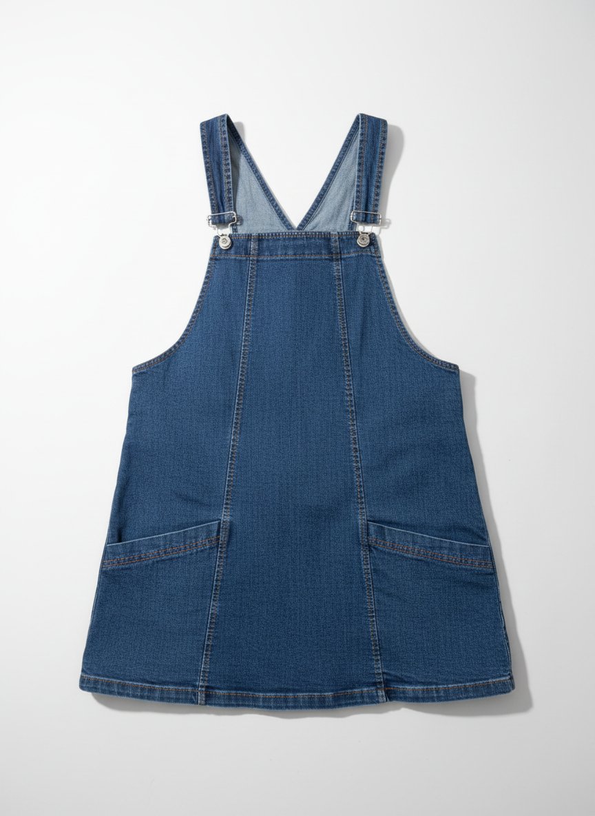 Robe salopette en jean – Sunny Studio Paris