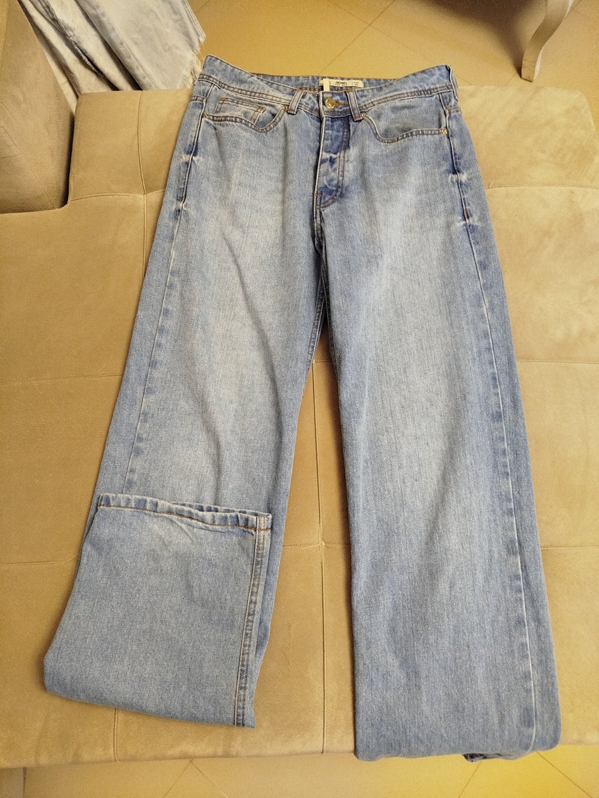 Jean baggy bleu homme