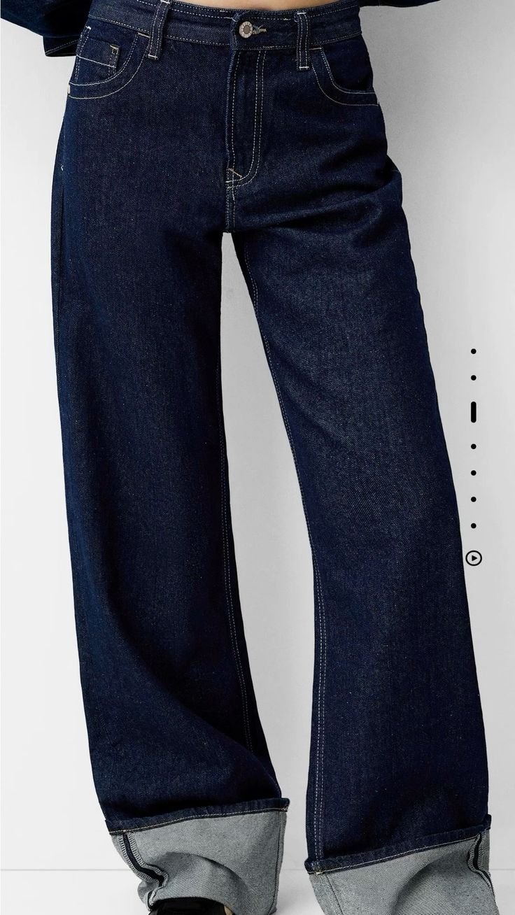 Pontalon jeans bleu foncé 