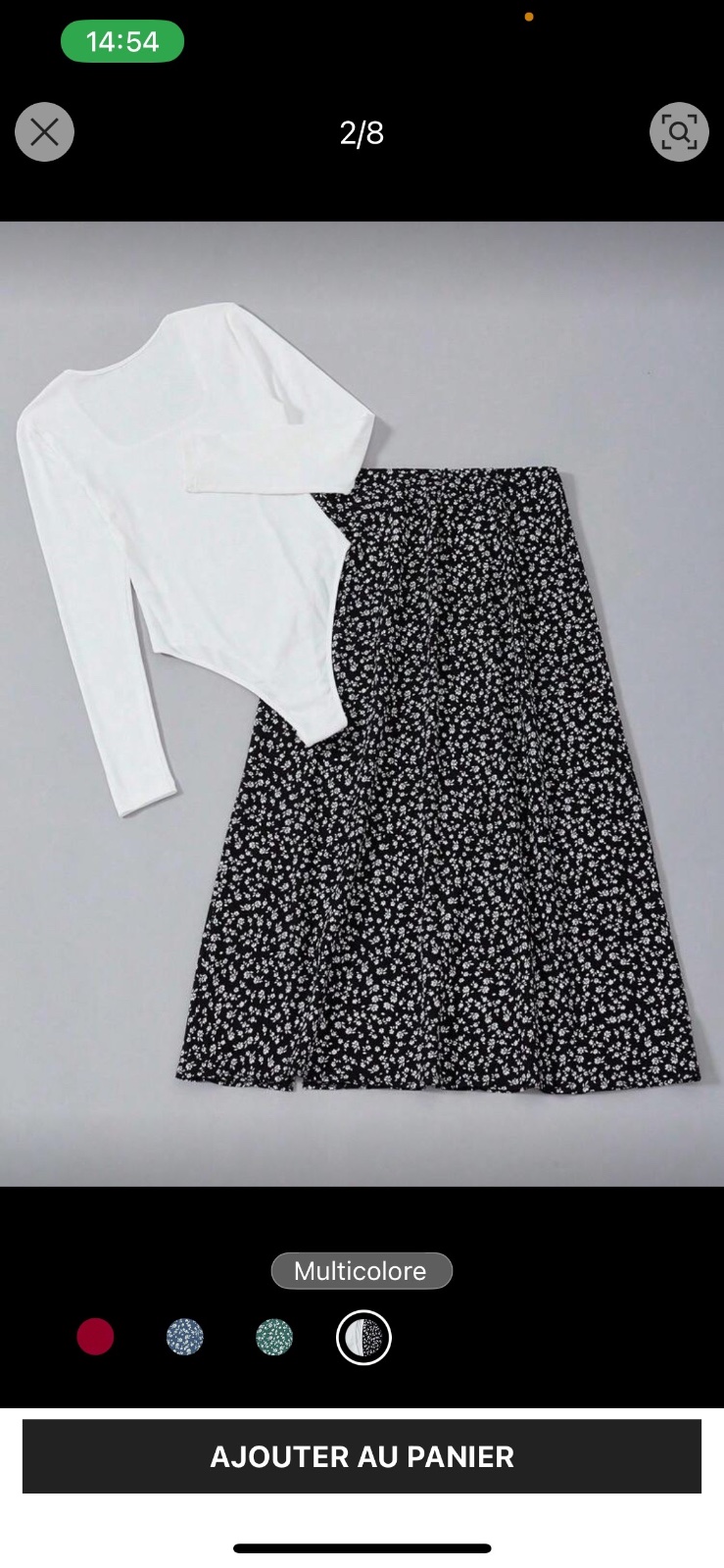 Jupe et pull