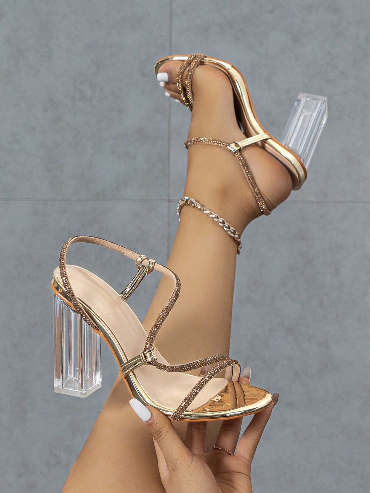 Escarpins dore
