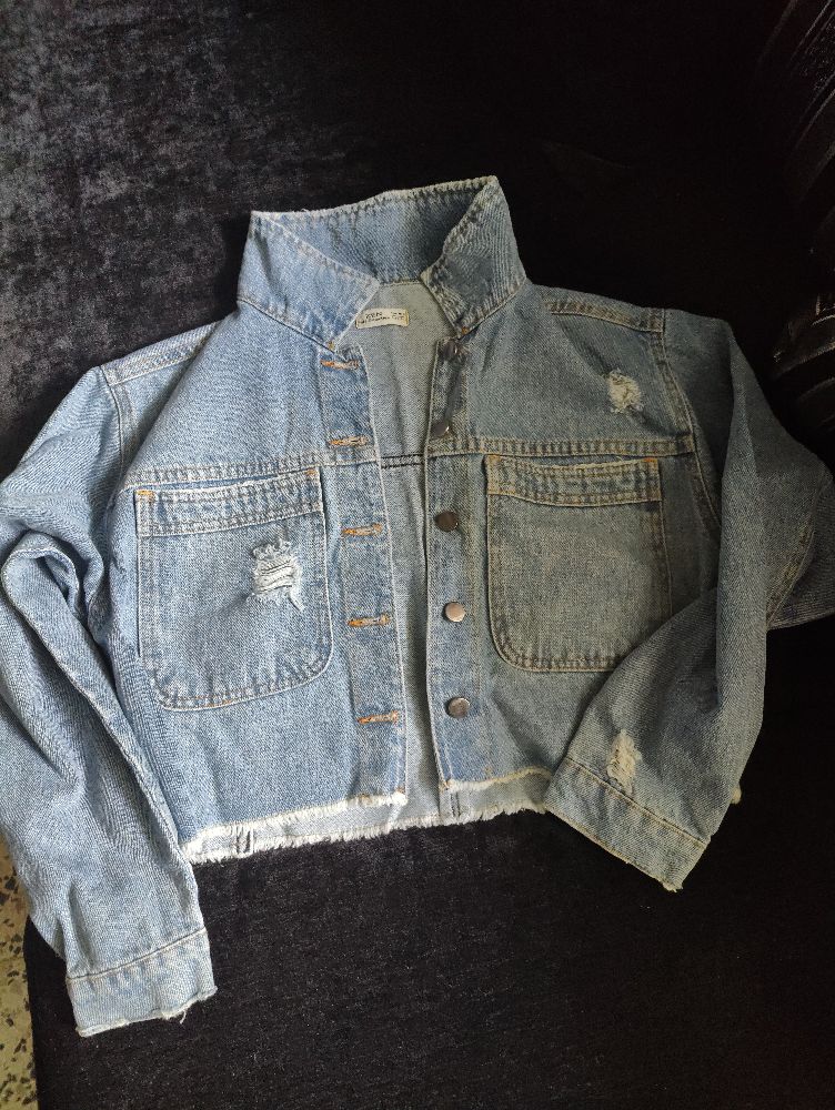 Veste jean fille 