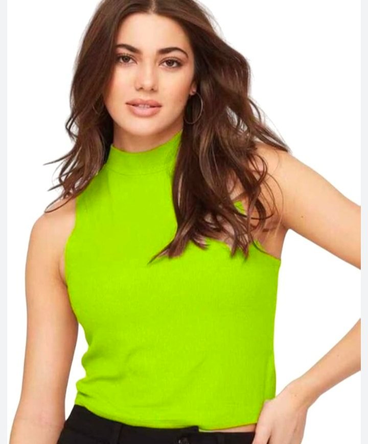 Débardeur jeune vert fluo 
