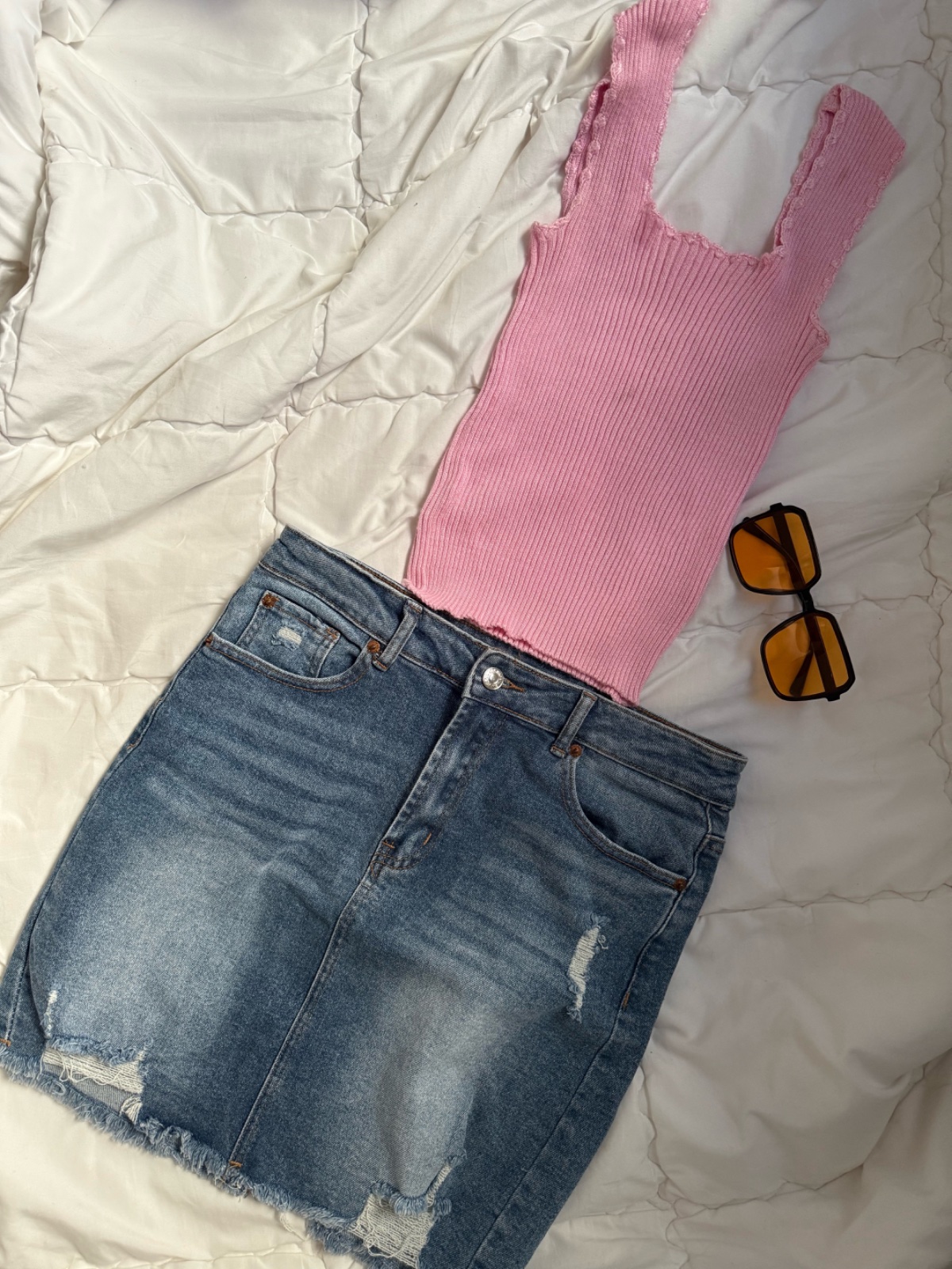 Jupe et pull