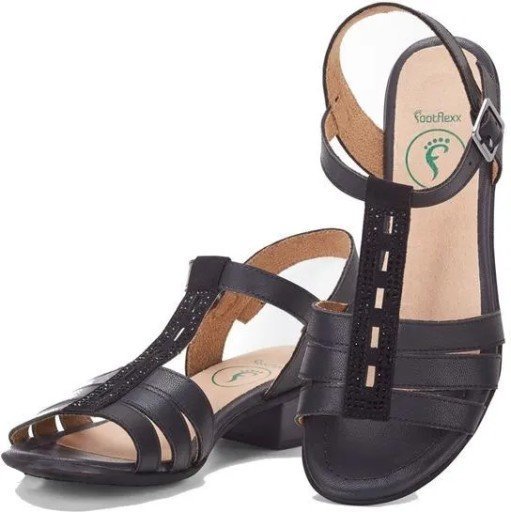 Sandale demi talon confortable