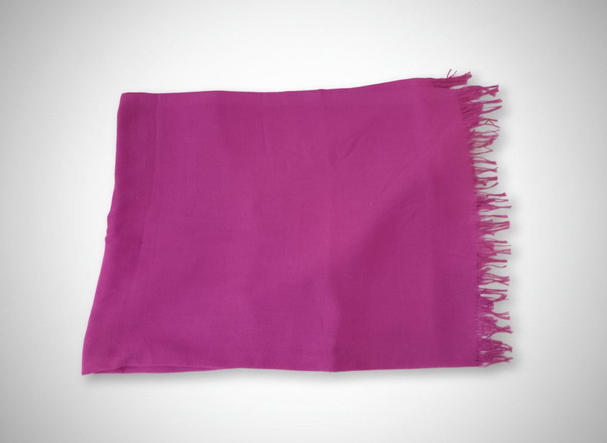 *Écharpe "Fuchsia Franges"*