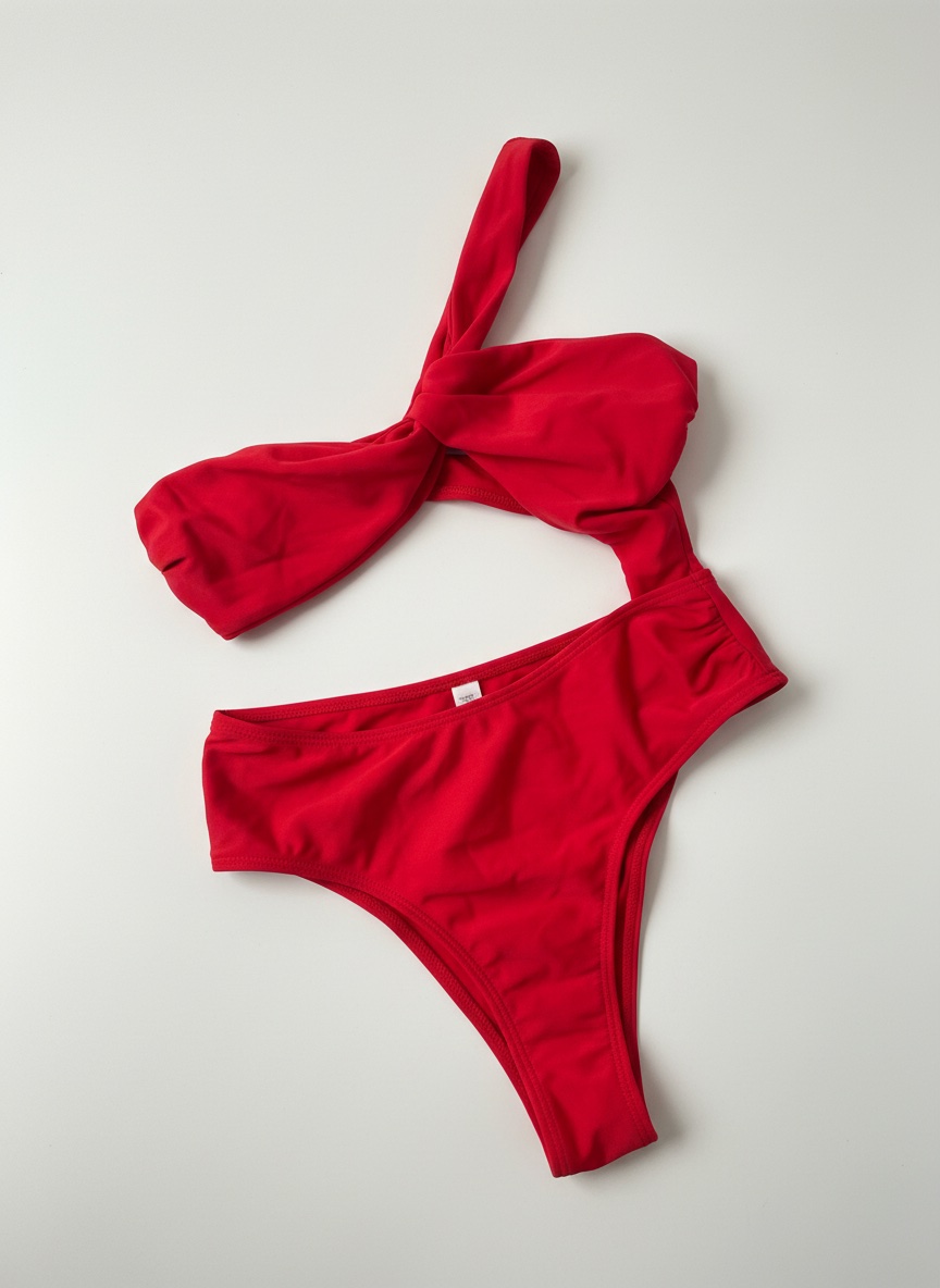 Maillot style 2 pièces je m'enfou 