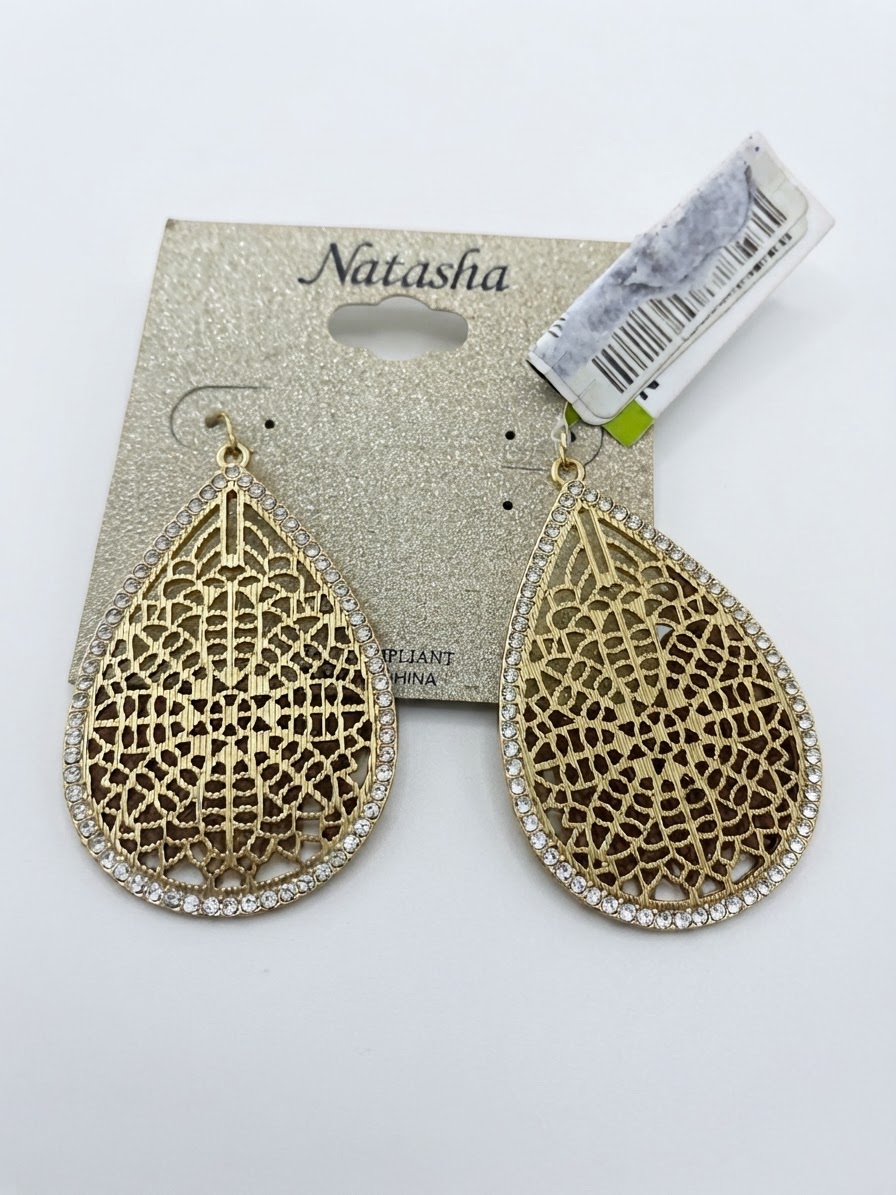 Boucle d'oreille dorée