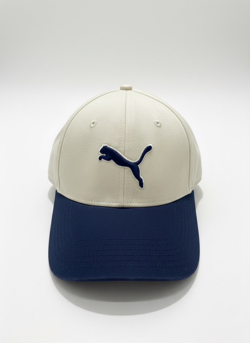 Casquette Puma beige et bleu