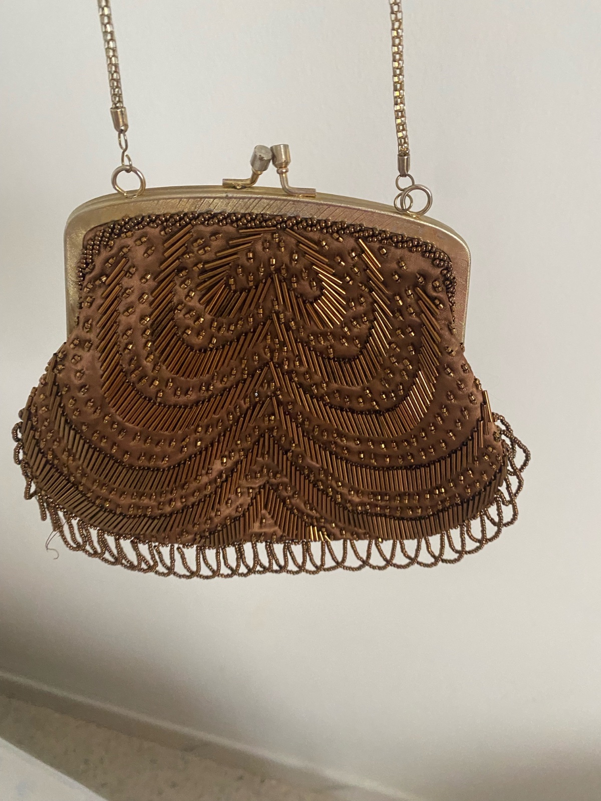Sac soirée bronze