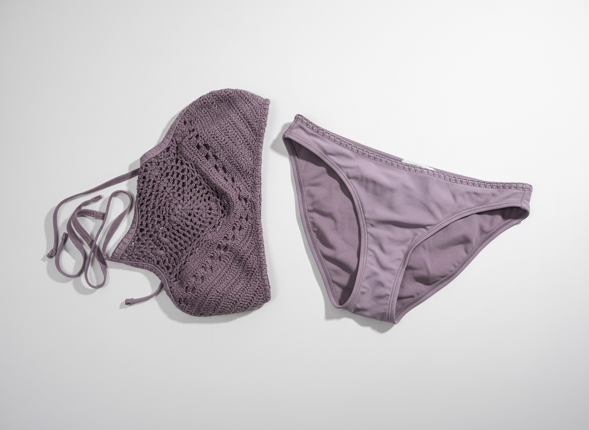 2 piéces maillot crochet jolie couleur