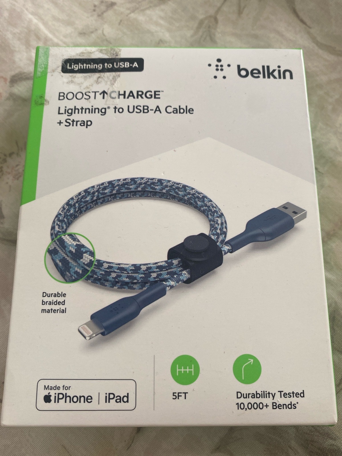 Chargeur iphone original longueur 1.50 m