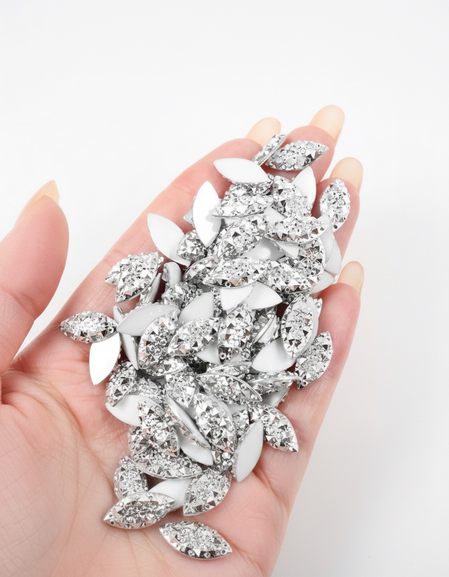 200 piéces crystale collant en plastic pour broderie 