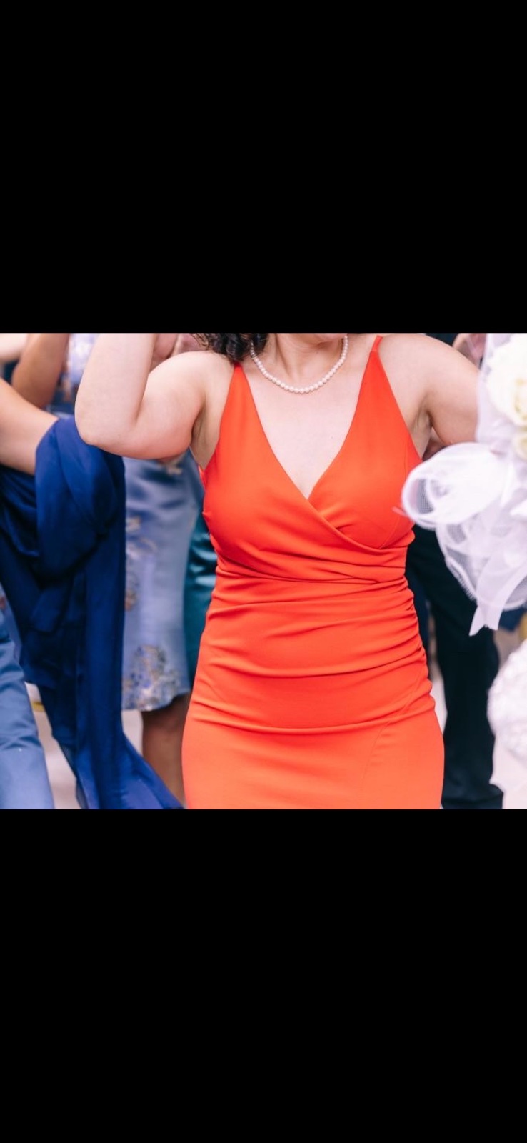 Robe soirée rouge newport