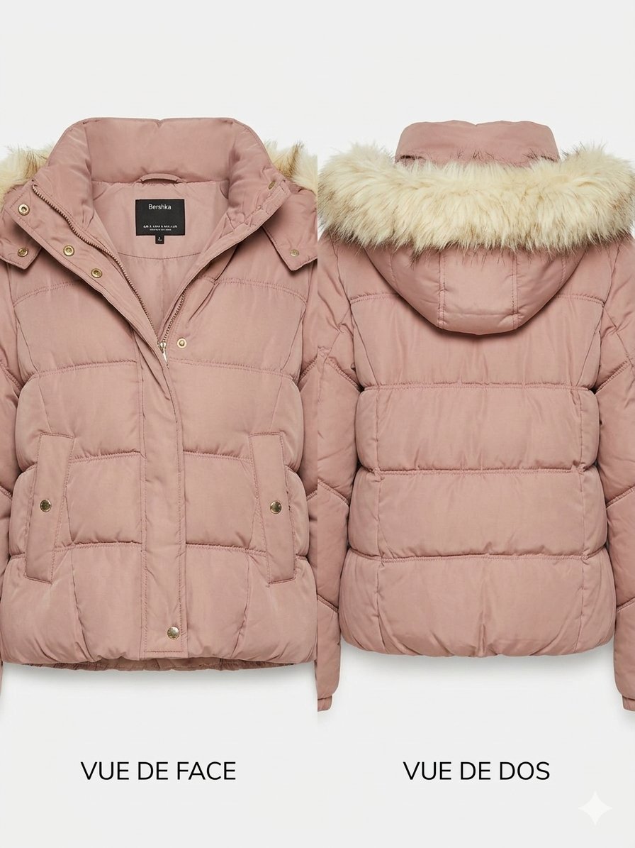 Manteau rose bébé 