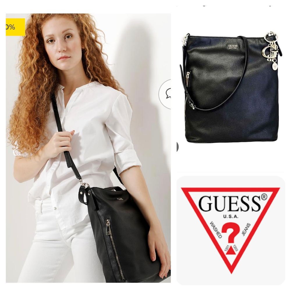 guess modèle "Lila" .grand sac épaule+bandoulière/hobo/