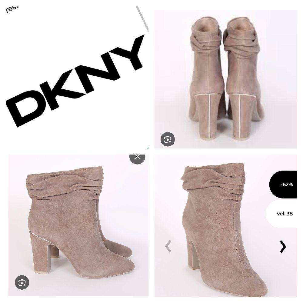 DKNY boots daim bottines daim pointure 42.5 