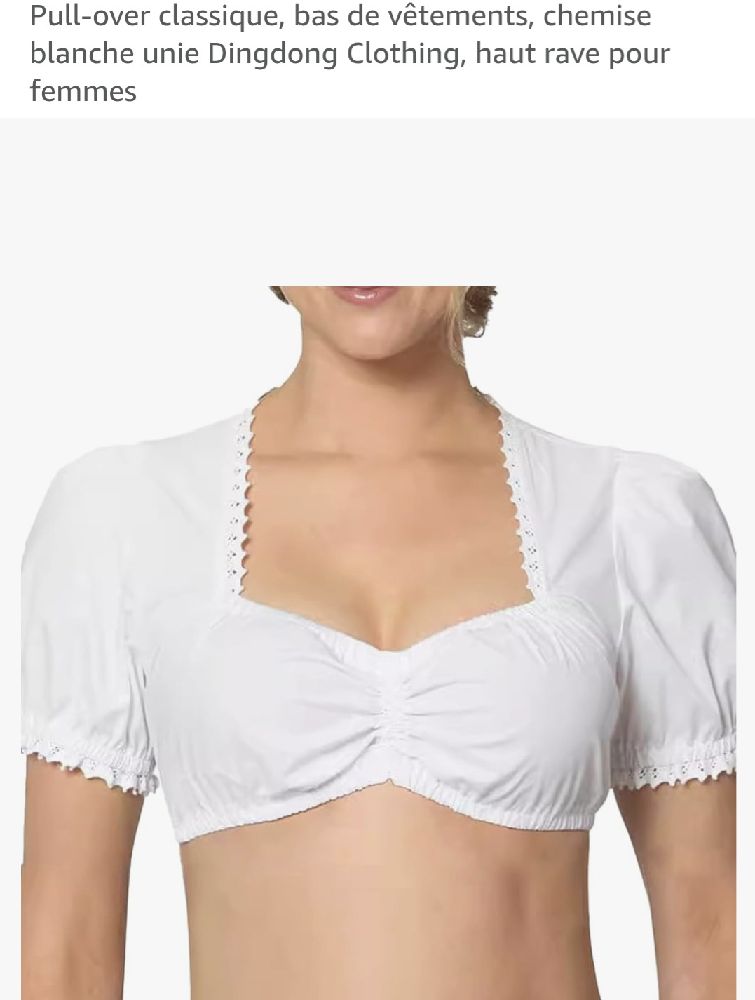 Chemise croc top dingdong oktoberfest chemisier