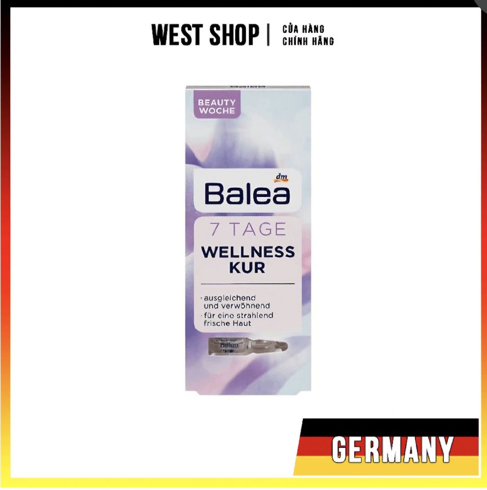 Balea 7 ampoules tage wellnesskur Anti-Stress hydratation et fraîcheur 