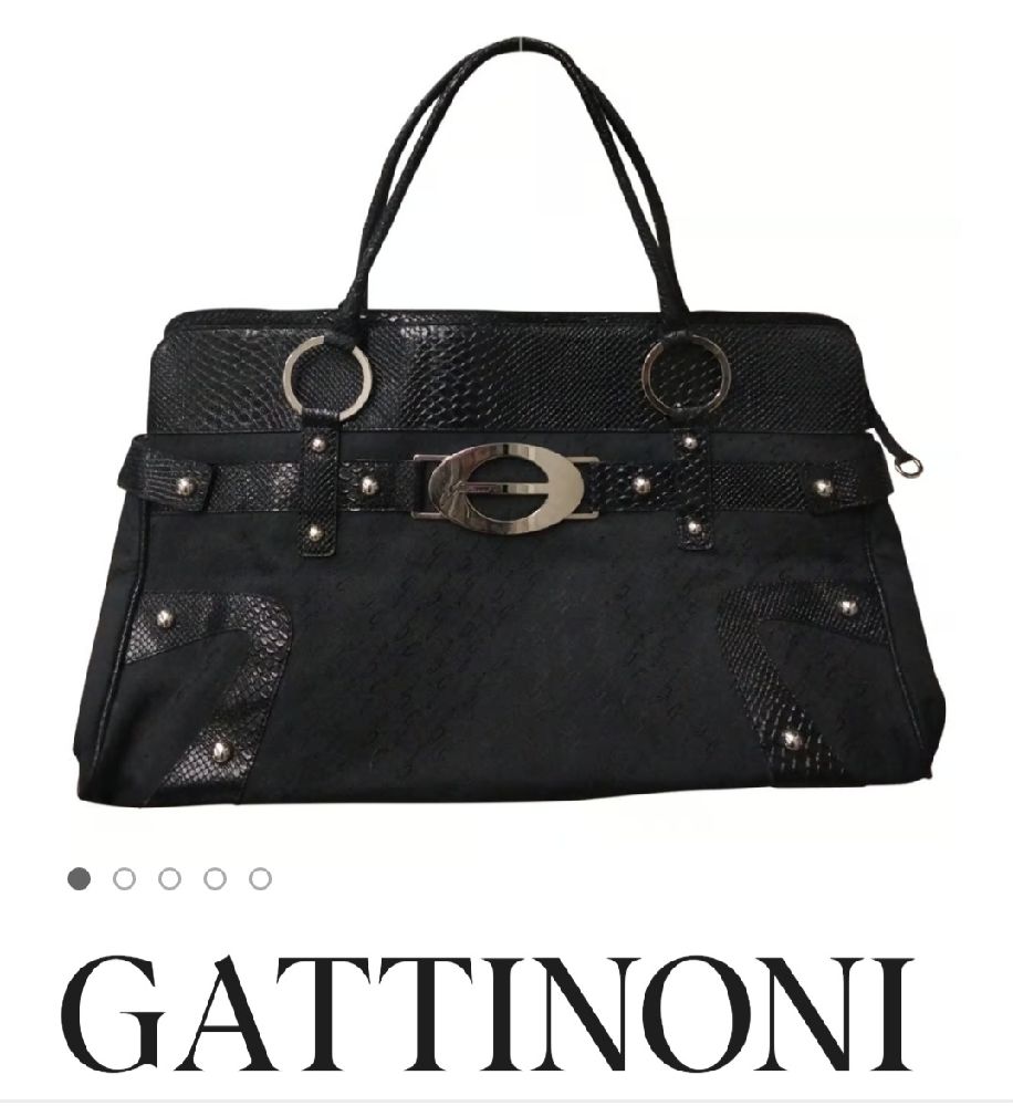 Gattinoni weekend bag  sac de voyage noir 