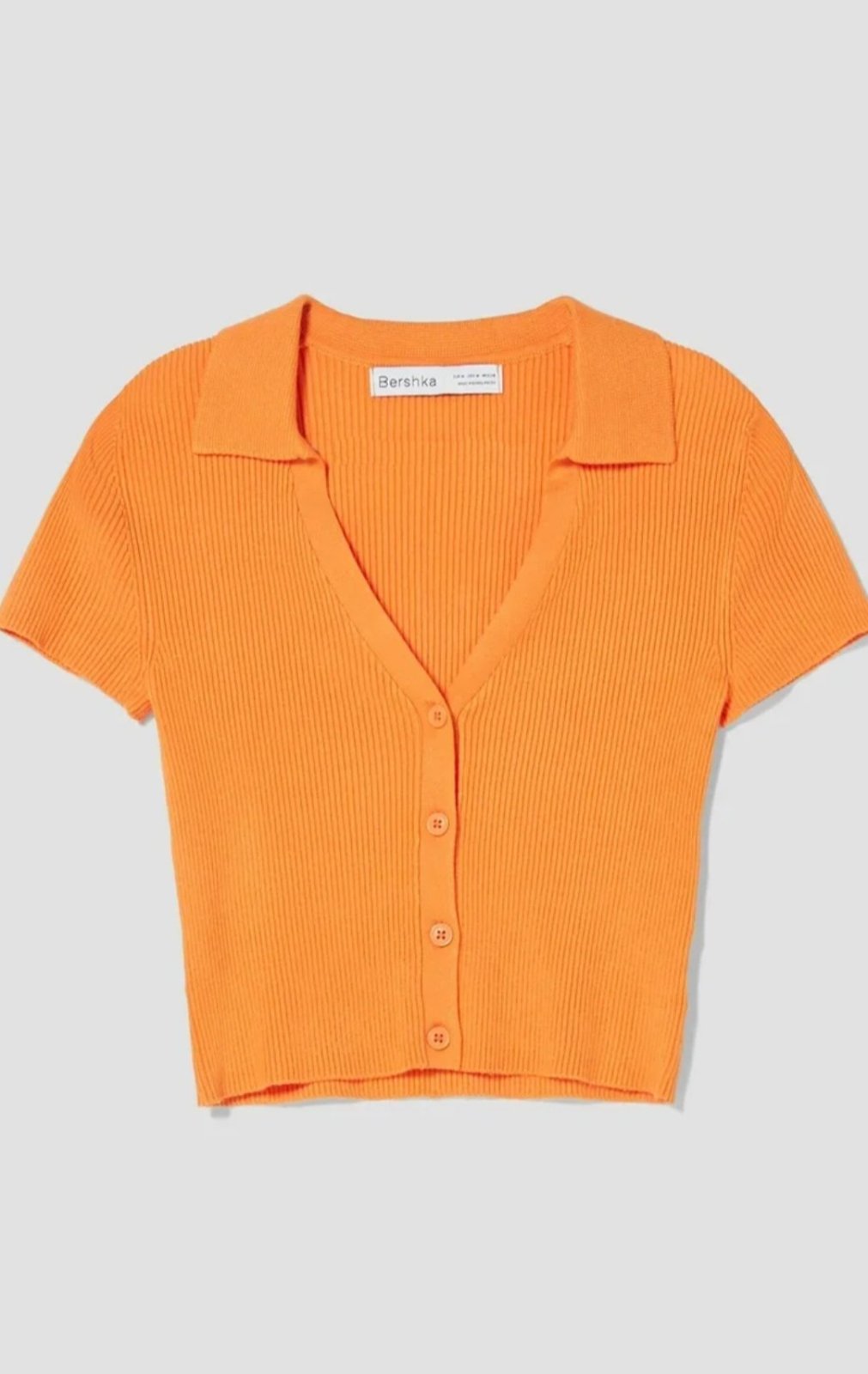 Top orange Bershka