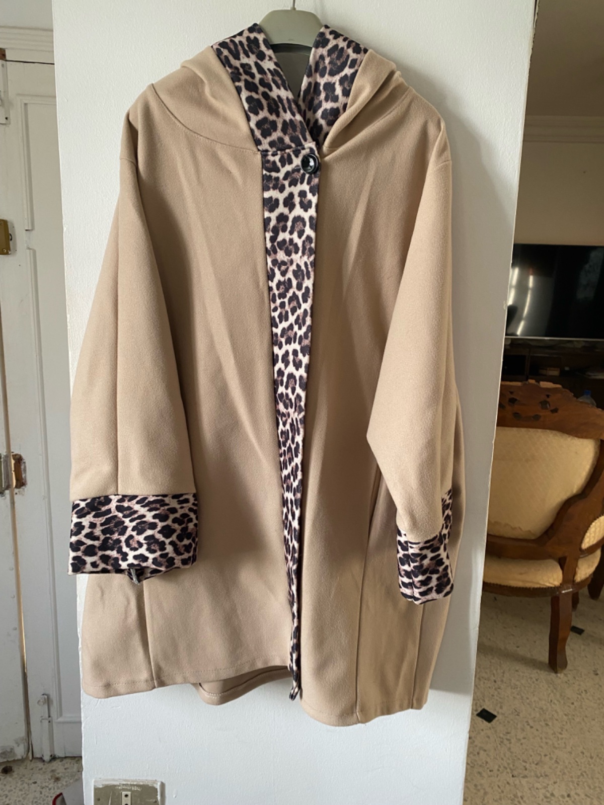 Manteau discount capuche grand taille xxl xxxl 4xl