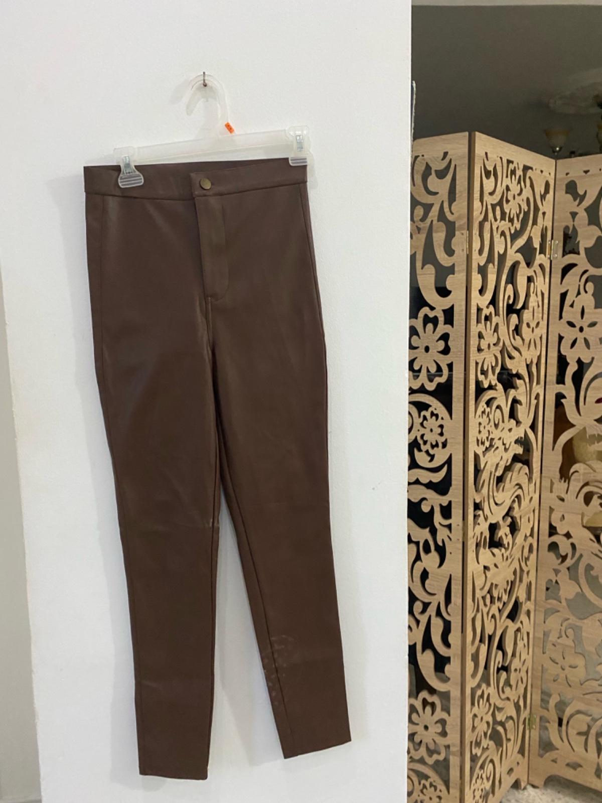 Pantalon en similicuir S 