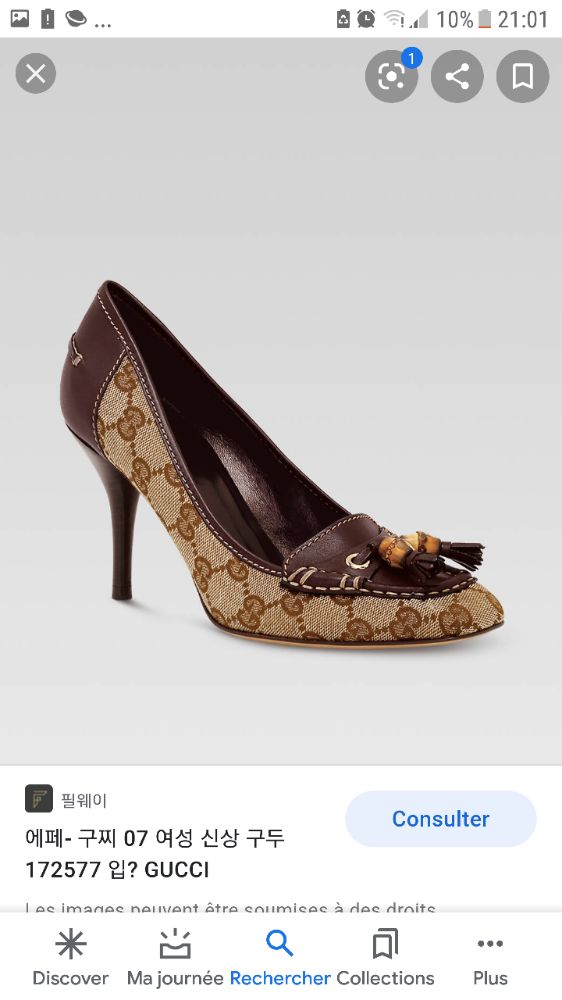 escarpins gucci