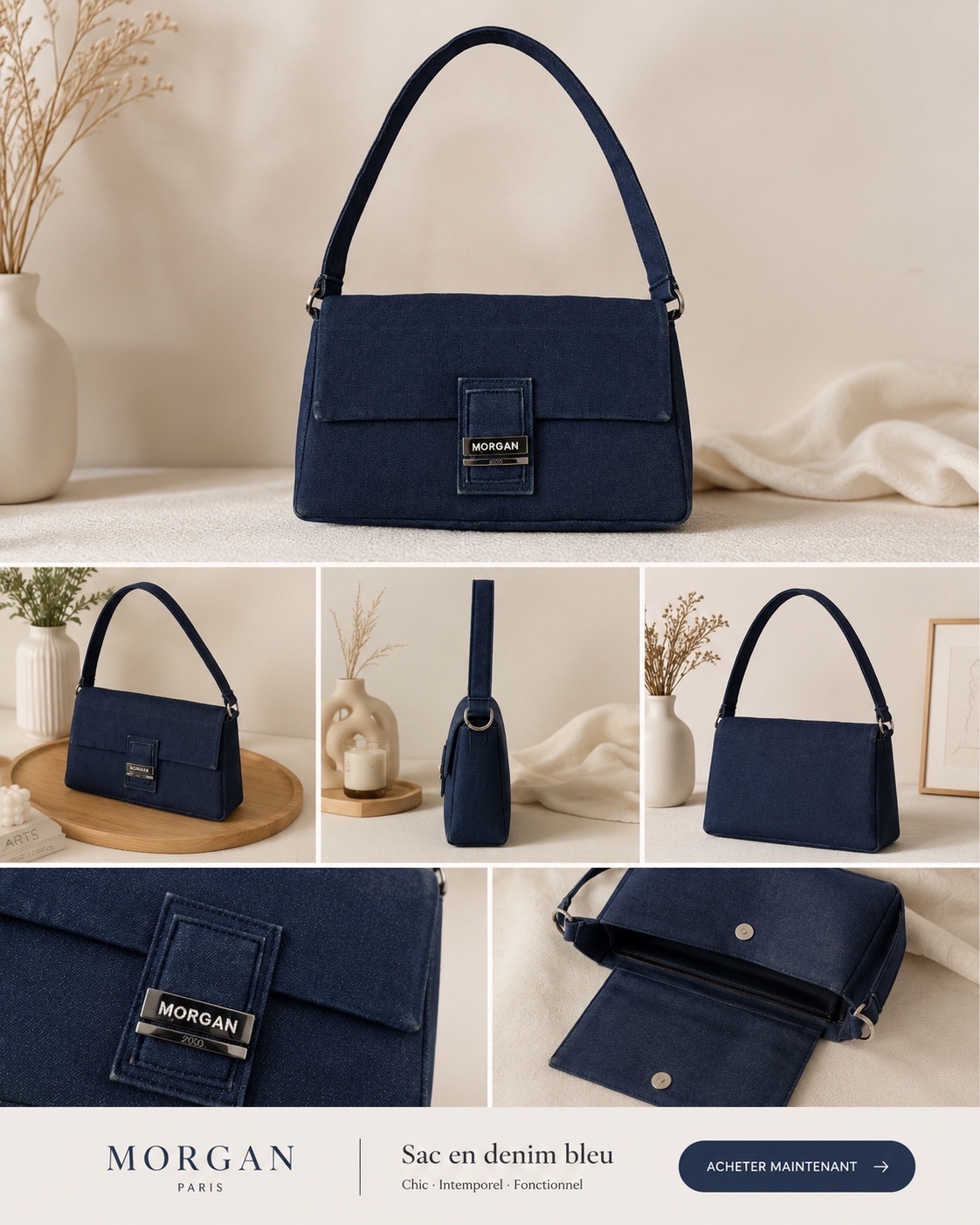 Sac denim 