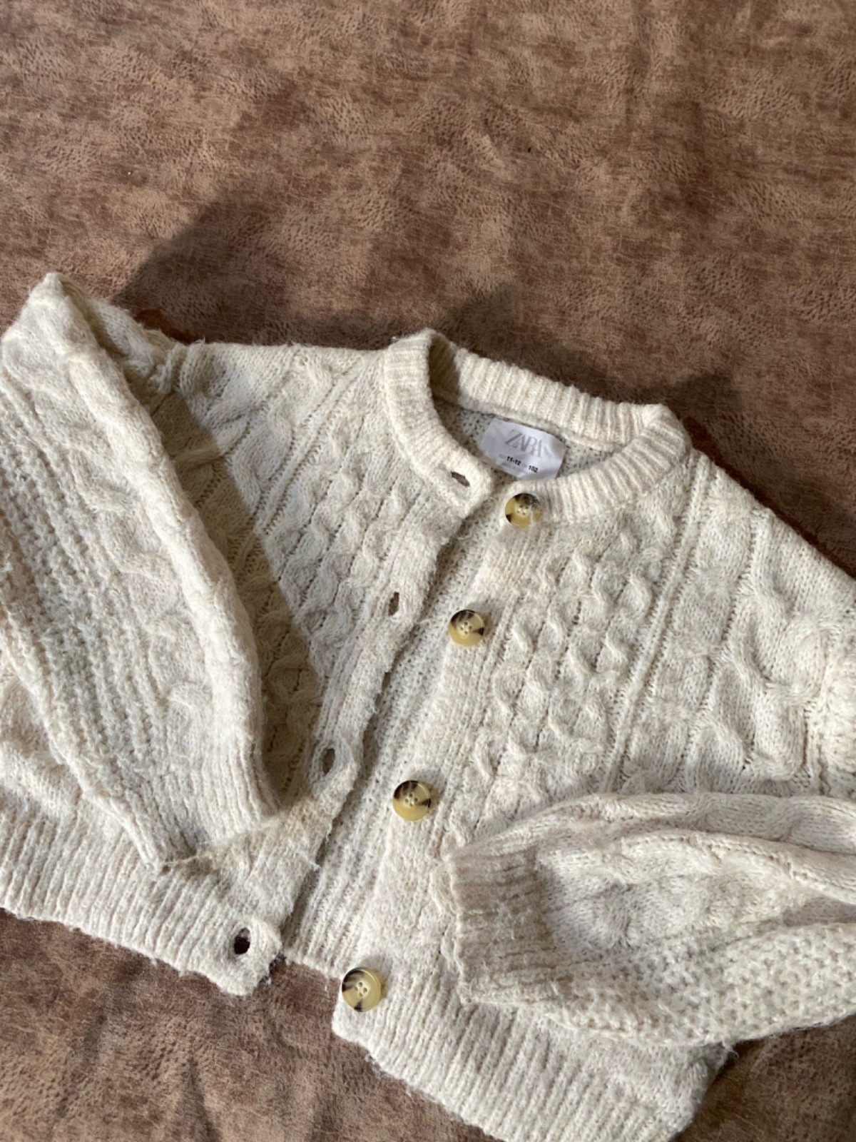 Cardigan femme zarra blanc