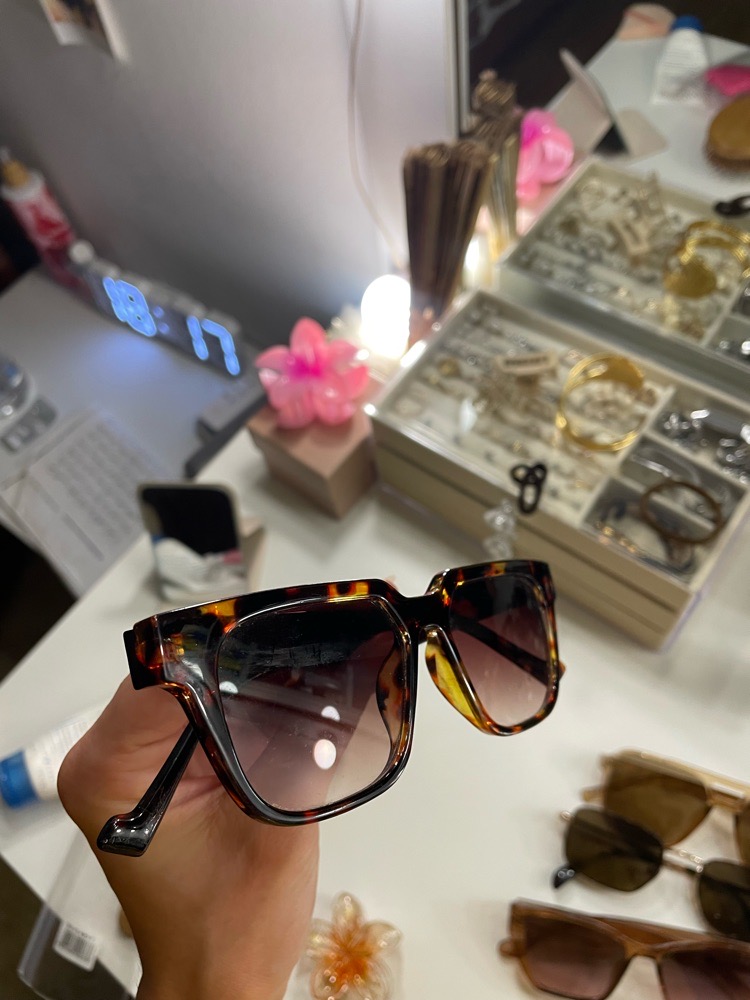 Lunettes léopard