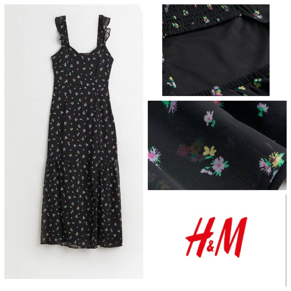 H&M casual floral sleeveless dress ✨️💐
