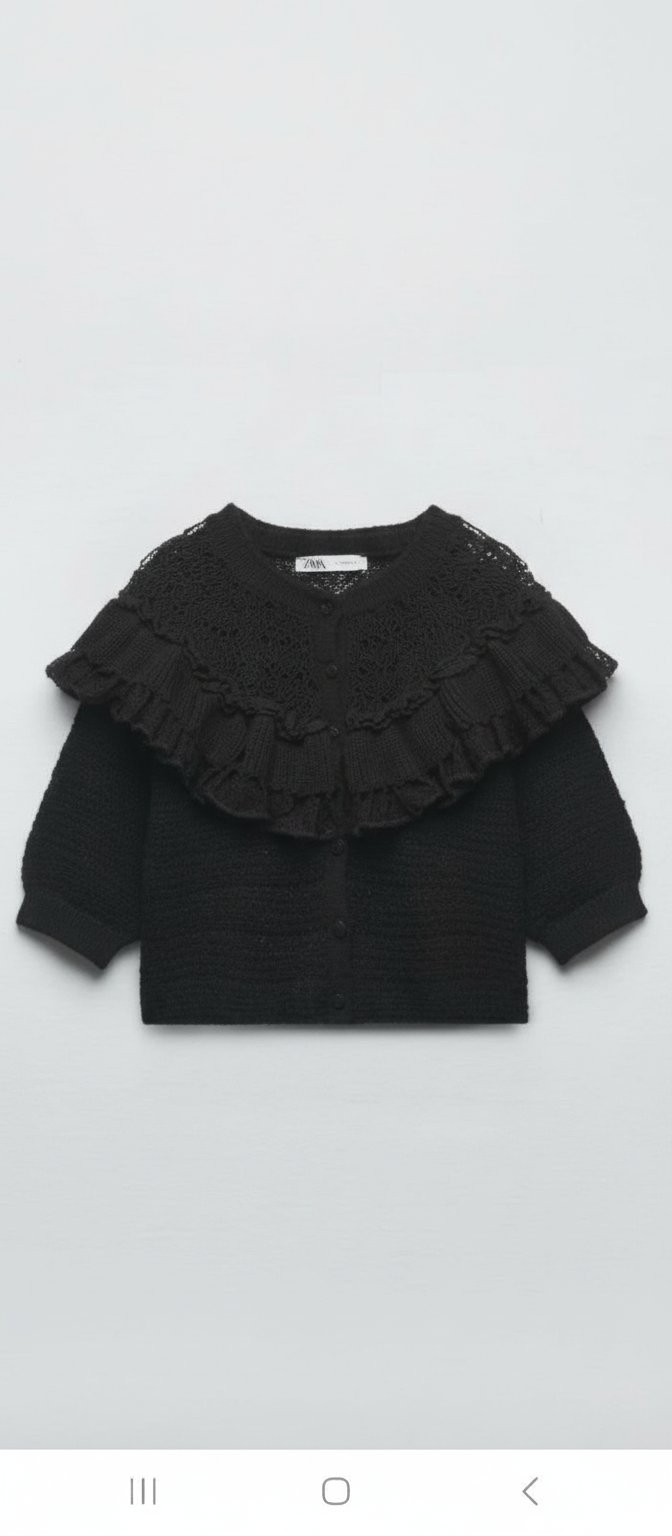 Gilet zara avec broderie taille s ✨️