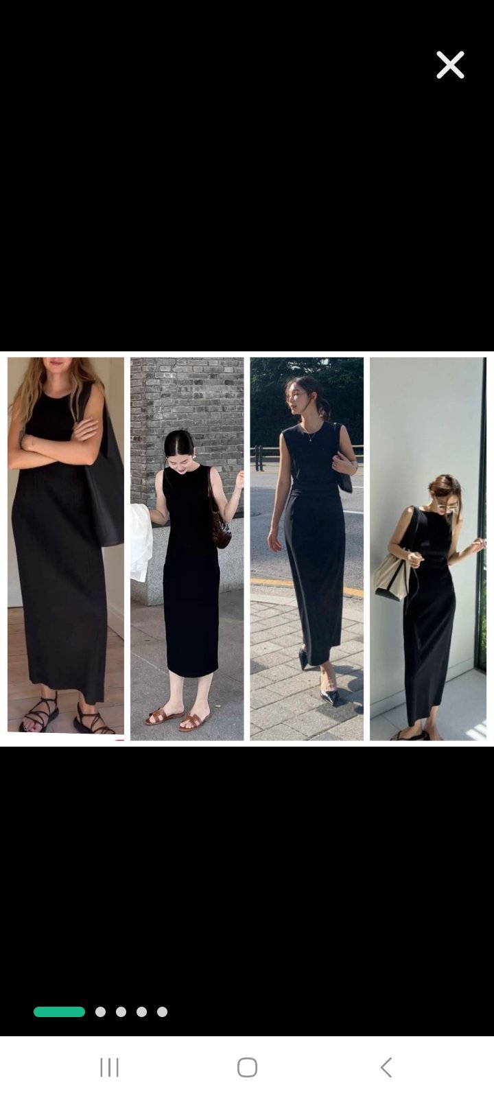 Robe noir maxi taille s xs made in italy ✨️