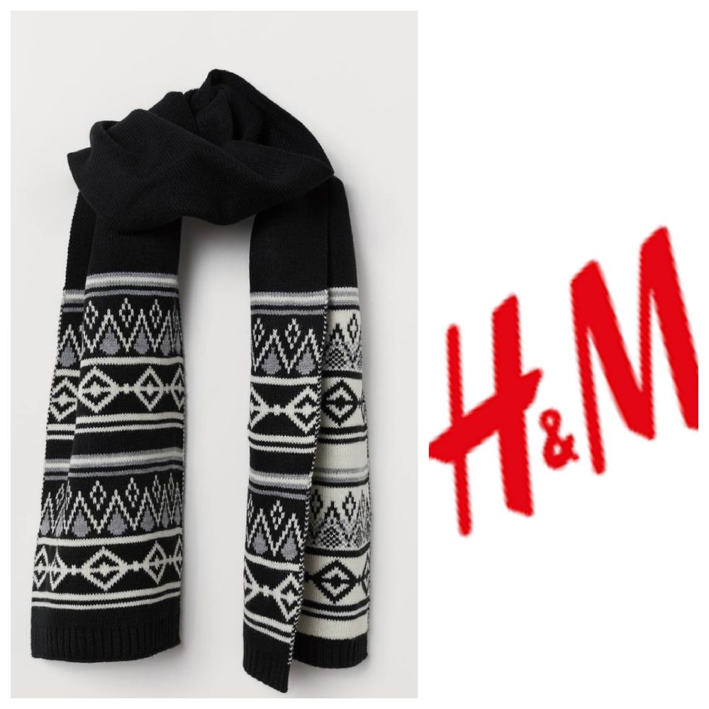 Cahe cou noir  h&m avec 2 faces 🧣