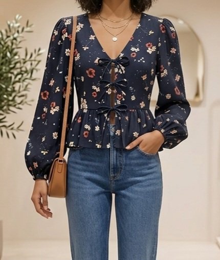 Blouse floral taille s xs ✨️💐