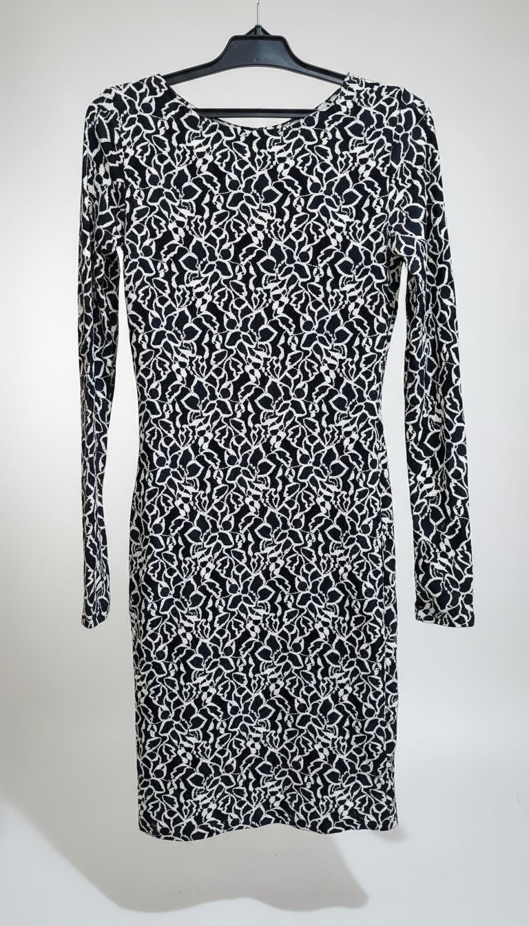 Robe blanc et noir