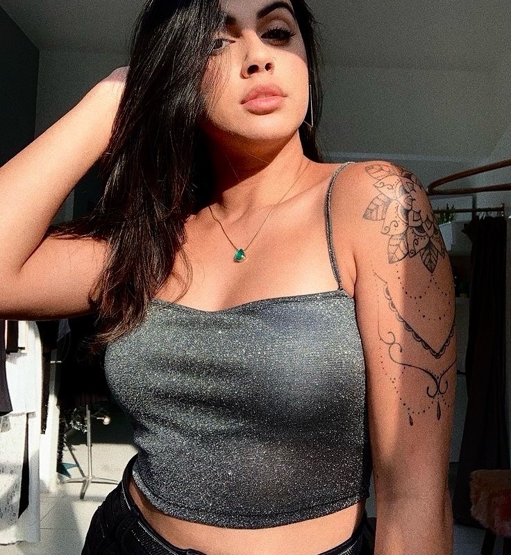 Crop top bling bling