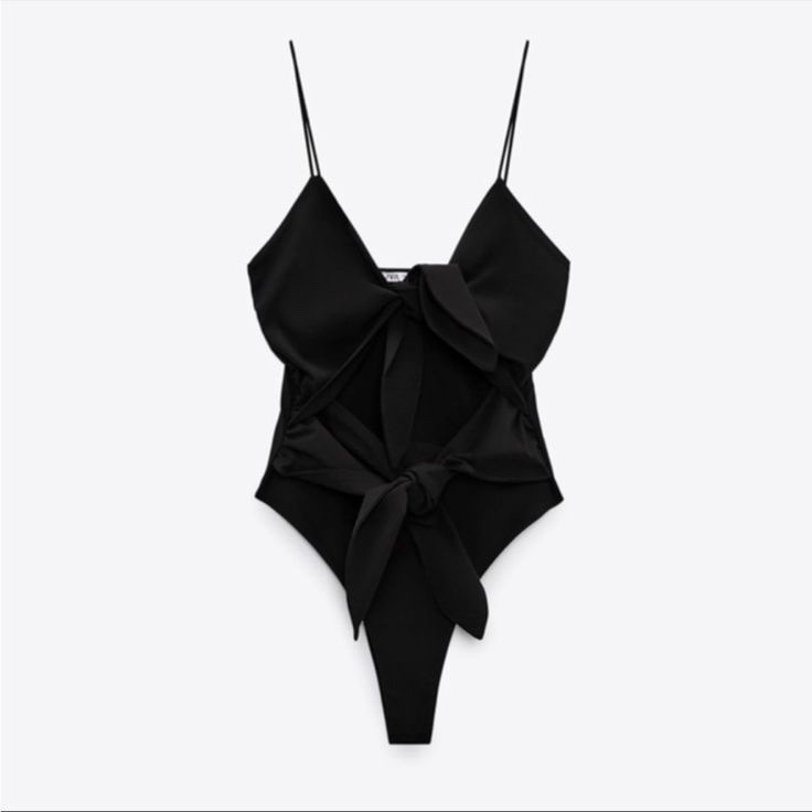 Top noir ZARA