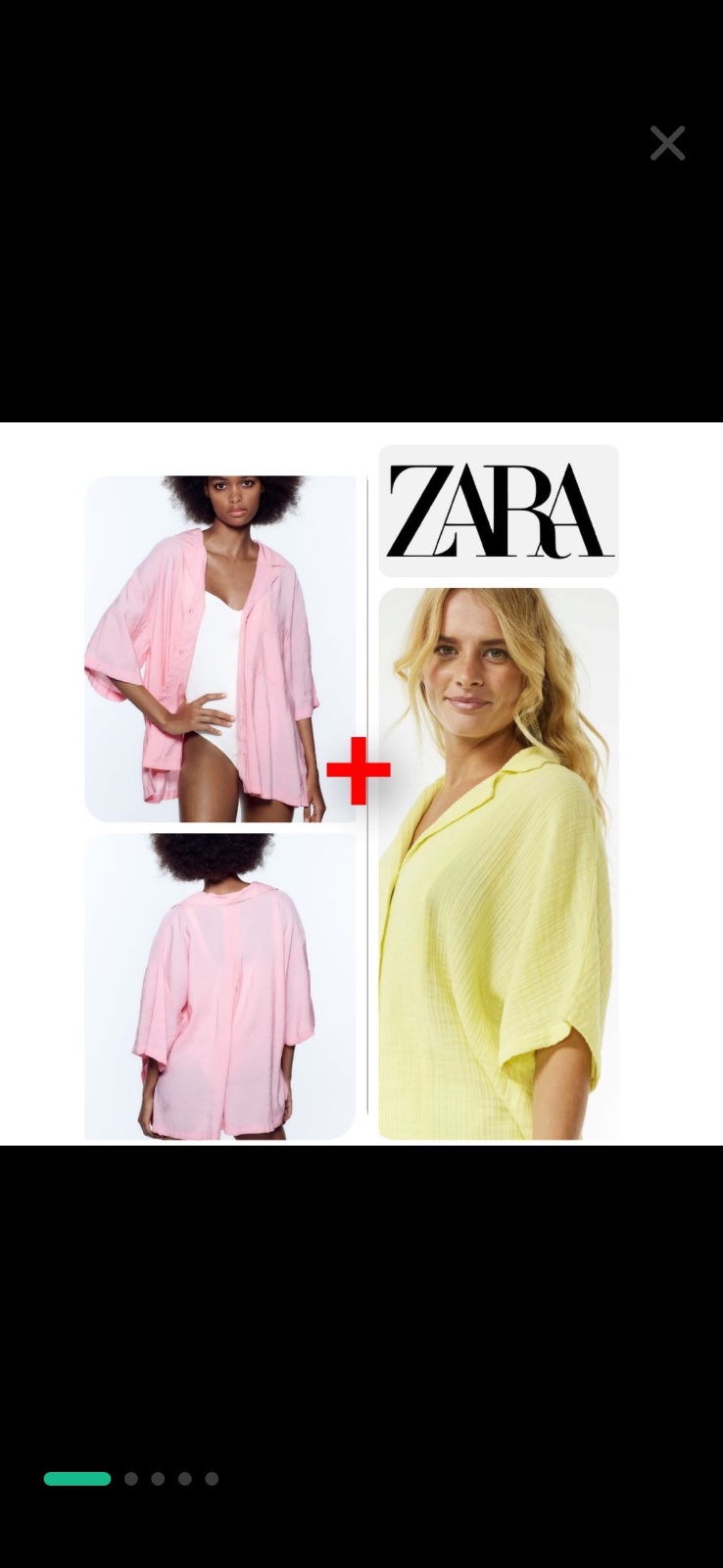 2 chemises ZARA