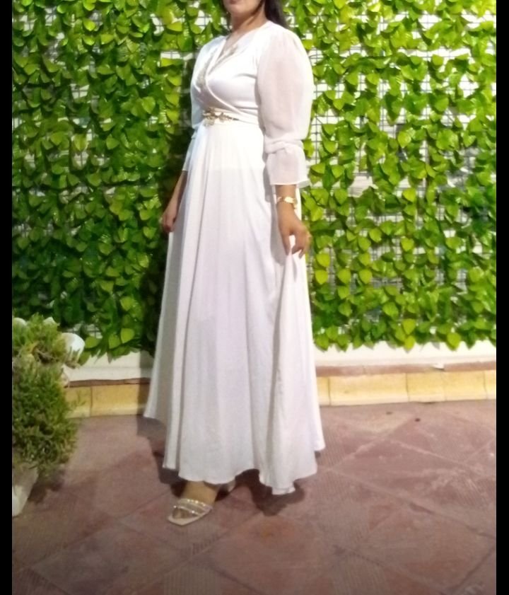 Robe effet satin
