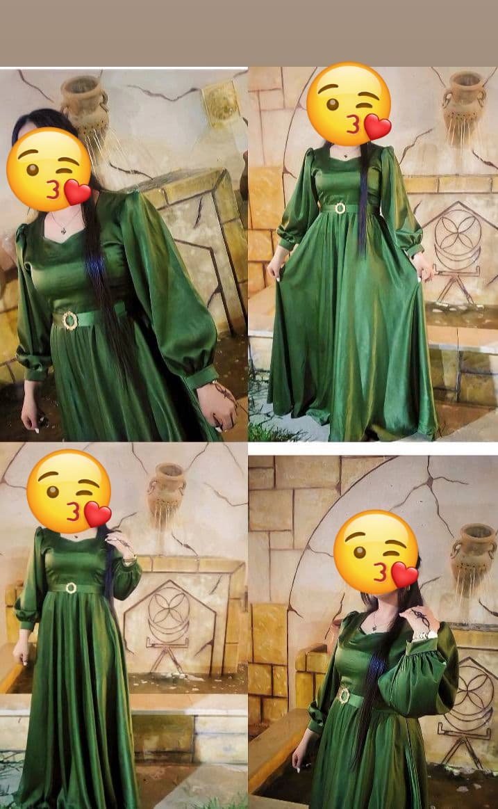 Robe effet satin