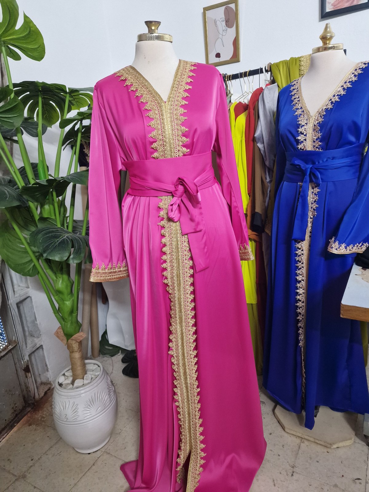 Caftan rose 